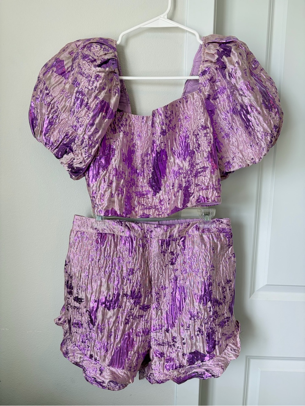 BuddyLove x RaeLynn Collection Calloway Electrify Set Size Large Purple Cowgirl - Picture 2 of 16